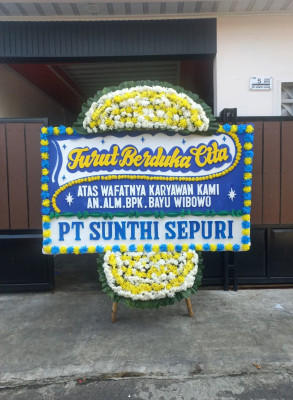 Papan Bunga Duka di Barus